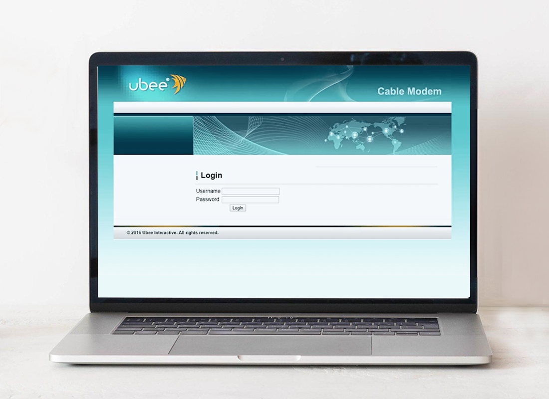 Ubee router admin login​