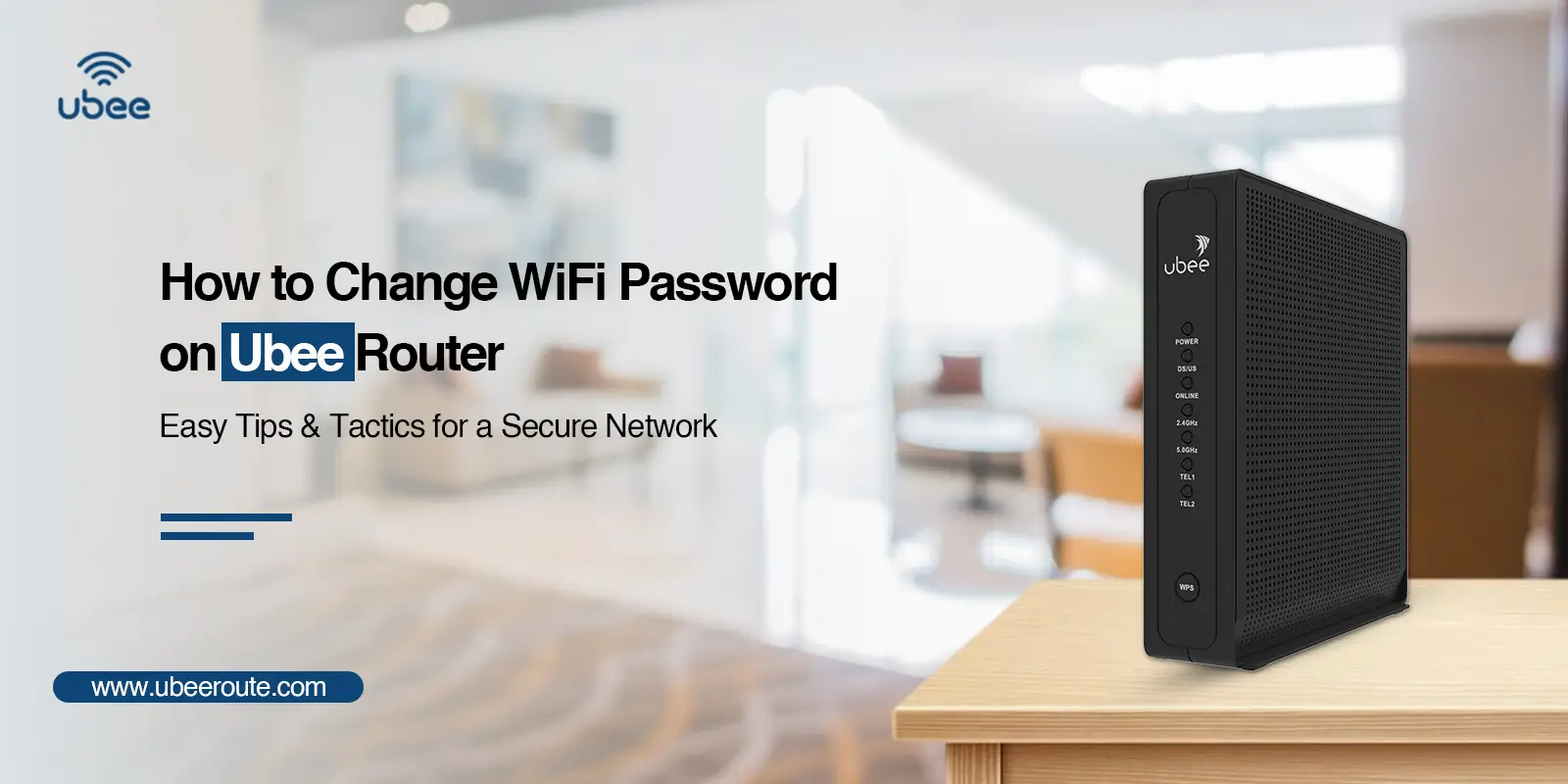 Change Wifi Password on Ubee Router